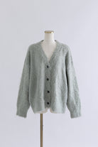 Brashed Shaggy Cardigan