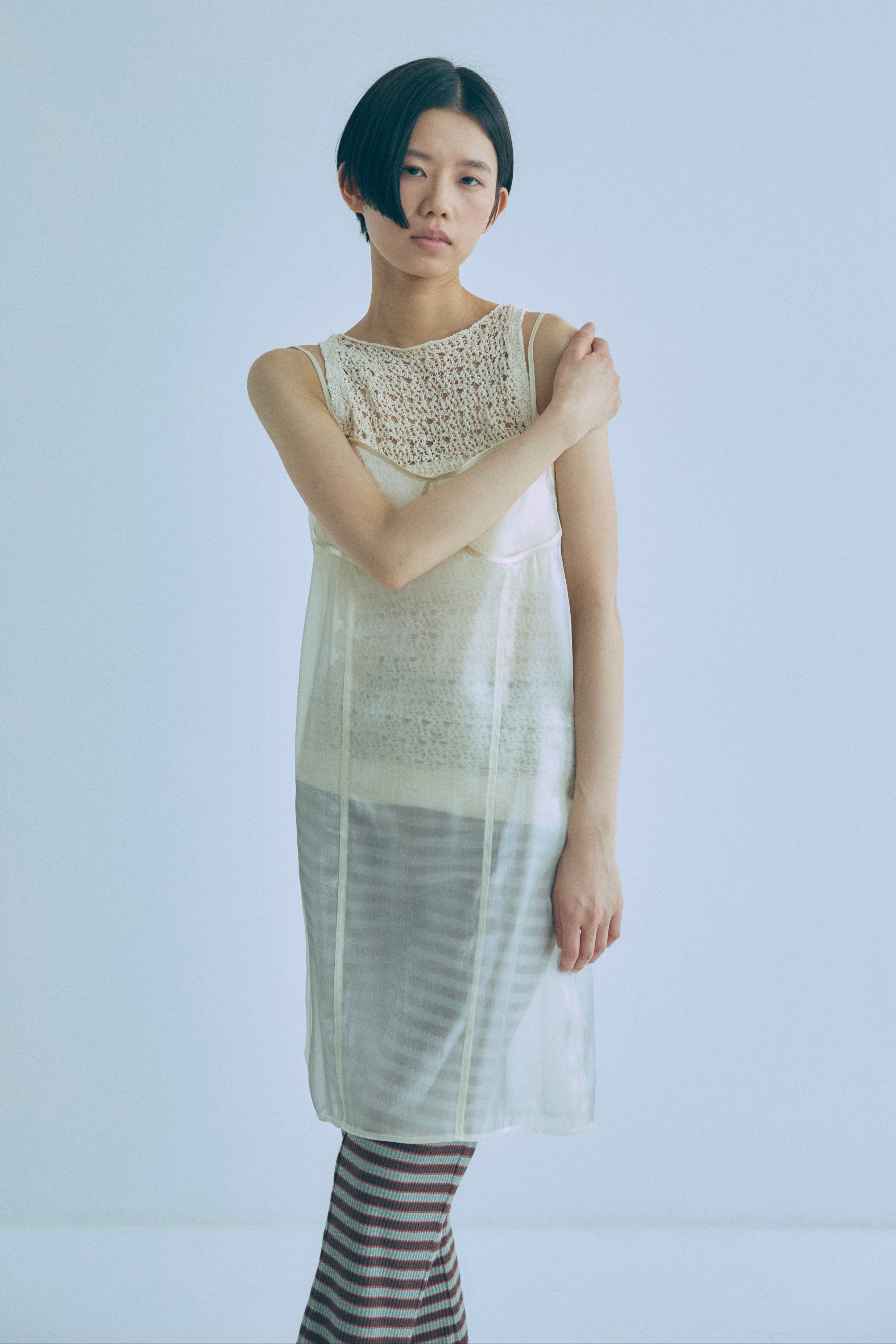Slub Mesh Knit Tank – EN NEUME