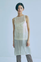 着用カラー:アイボリー  モデル身長:170㎝