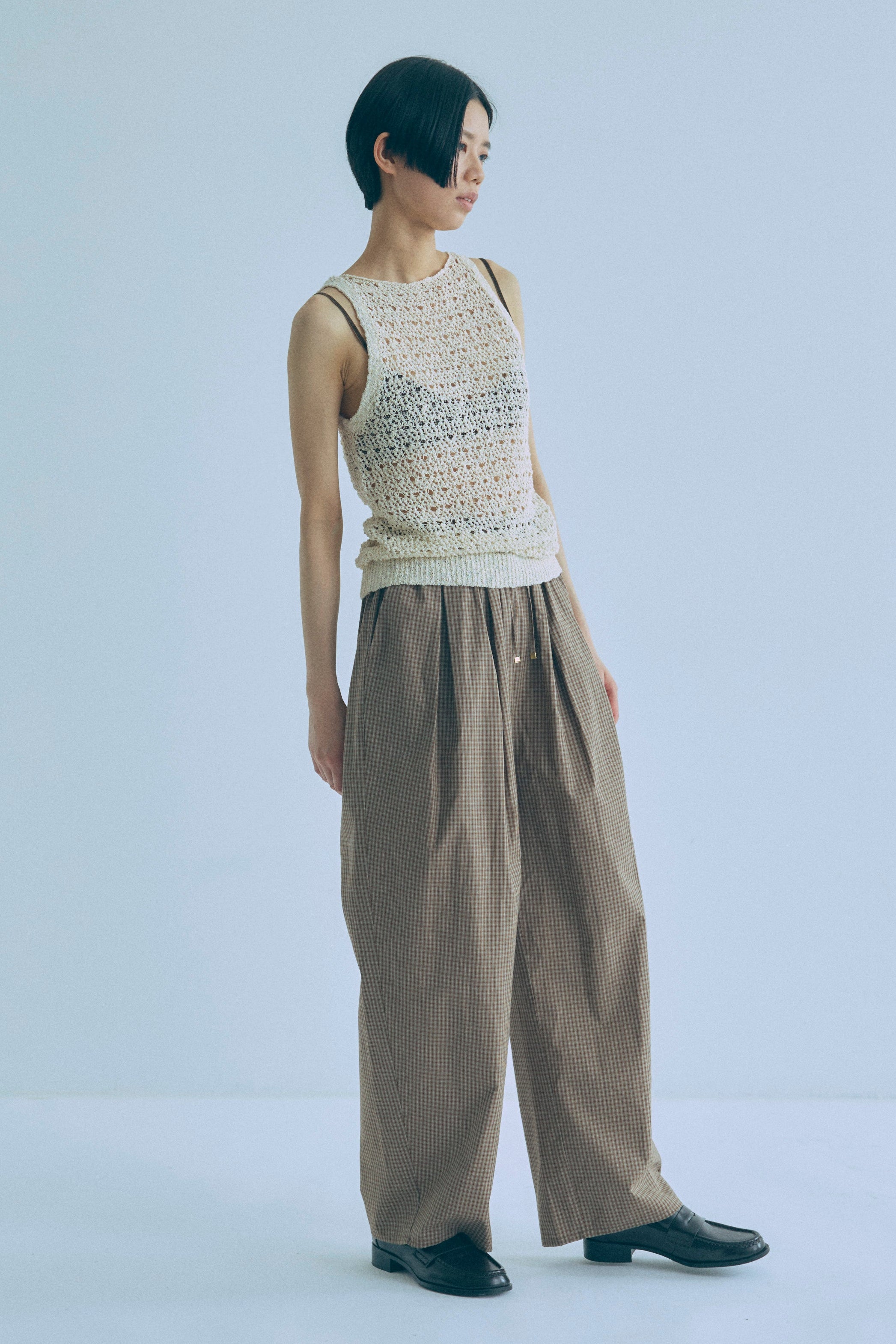 Slub Mesh Knit Tank – EN NEUME