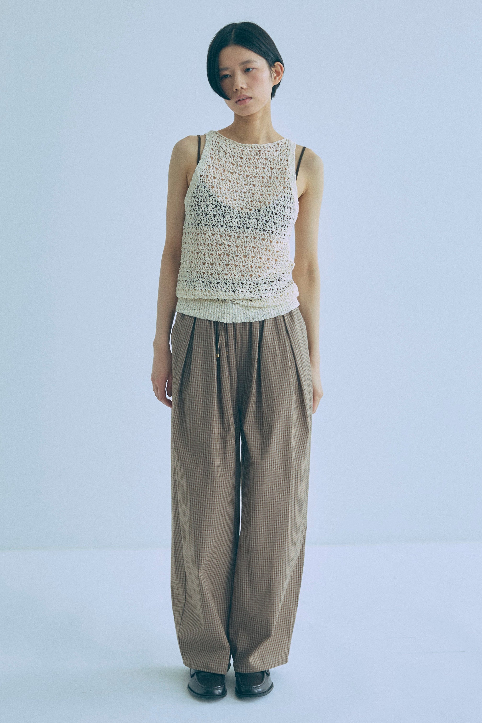 着用カラー:ベージュ　着用サイズ:1　モデル身長:170cm