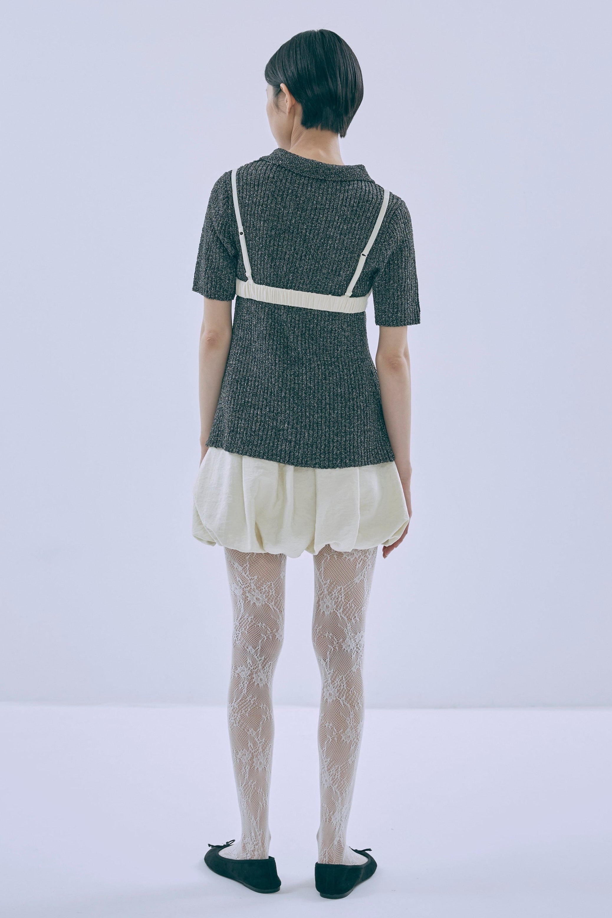 Ballon Mini Skirt アイボリー model:170cm chii