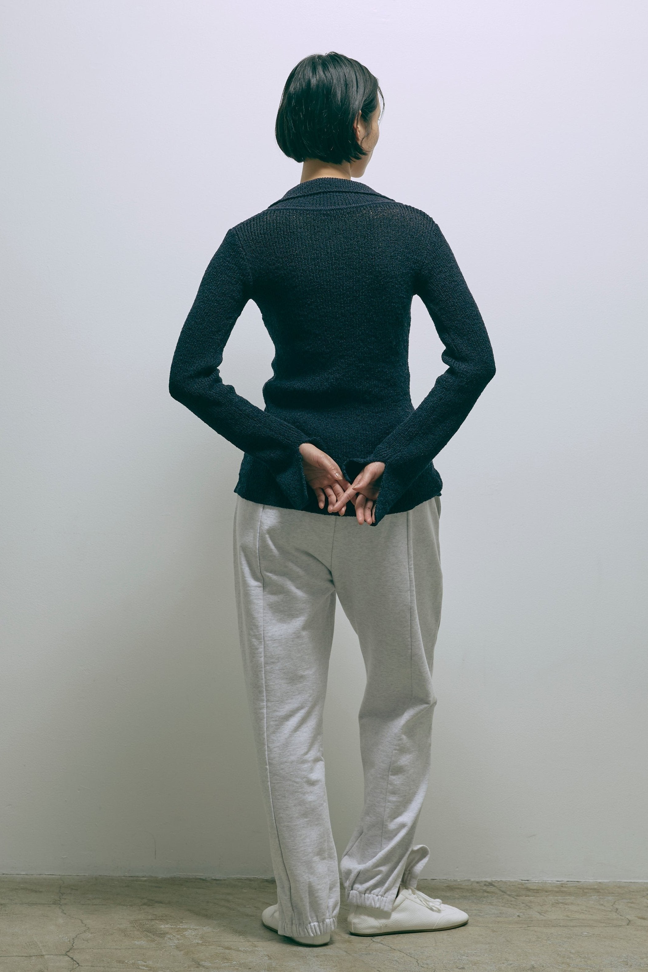 【Set Up】Slit Sweat Pants