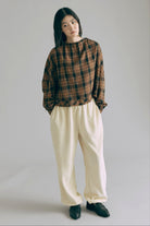 Textured Easy Pants