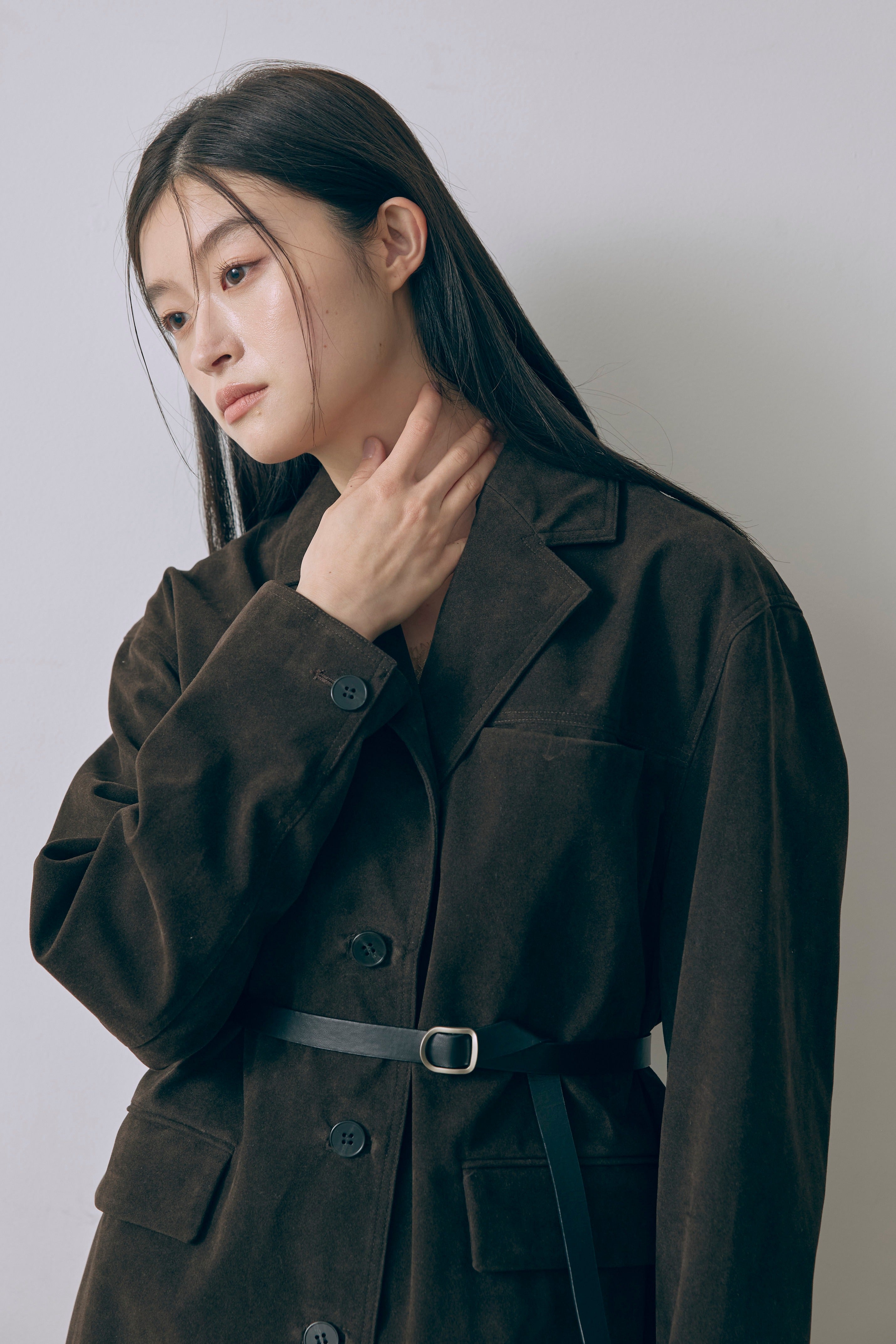 Vintage Suede Oversized Jacket