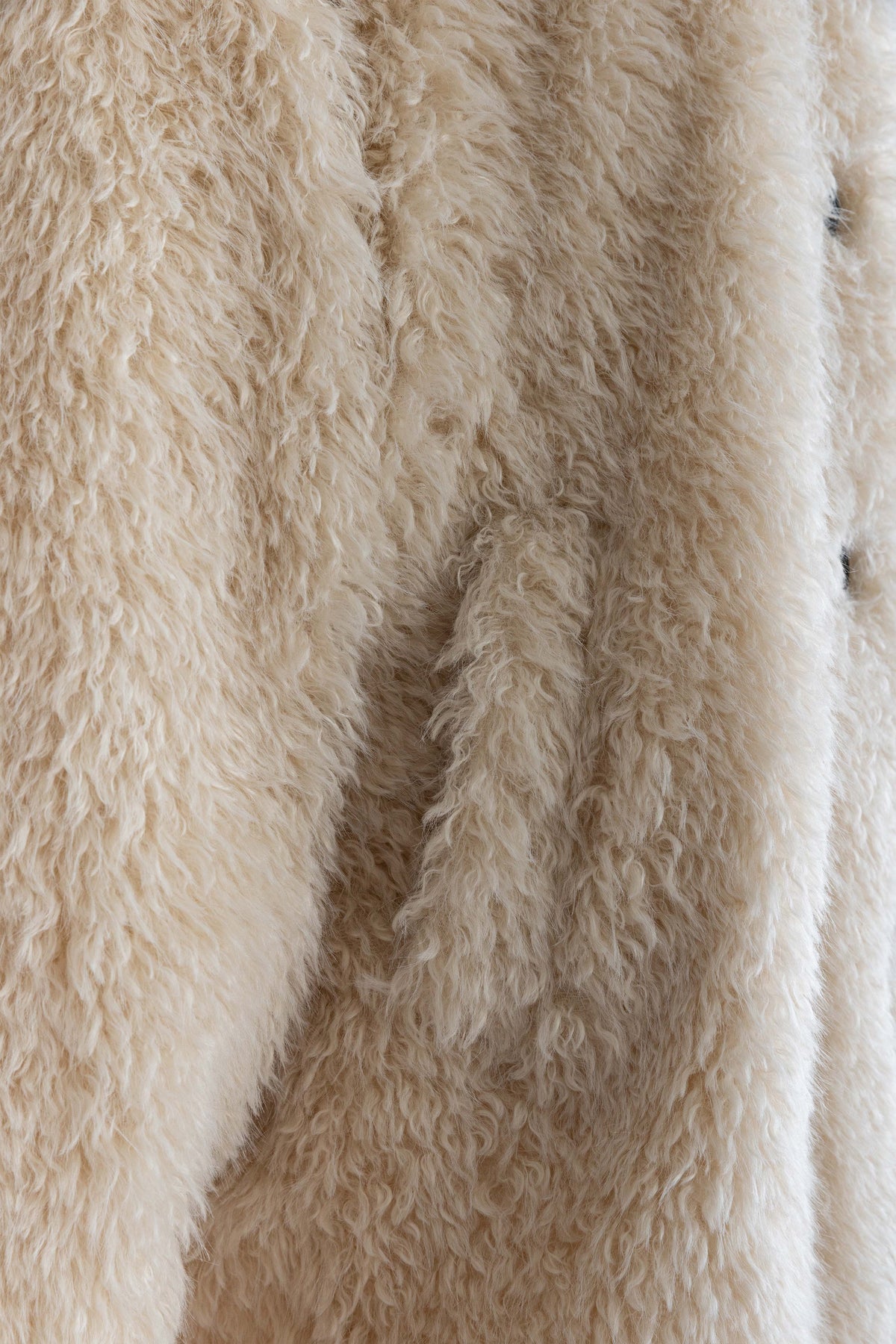 Fur Middle Coat アイボリー