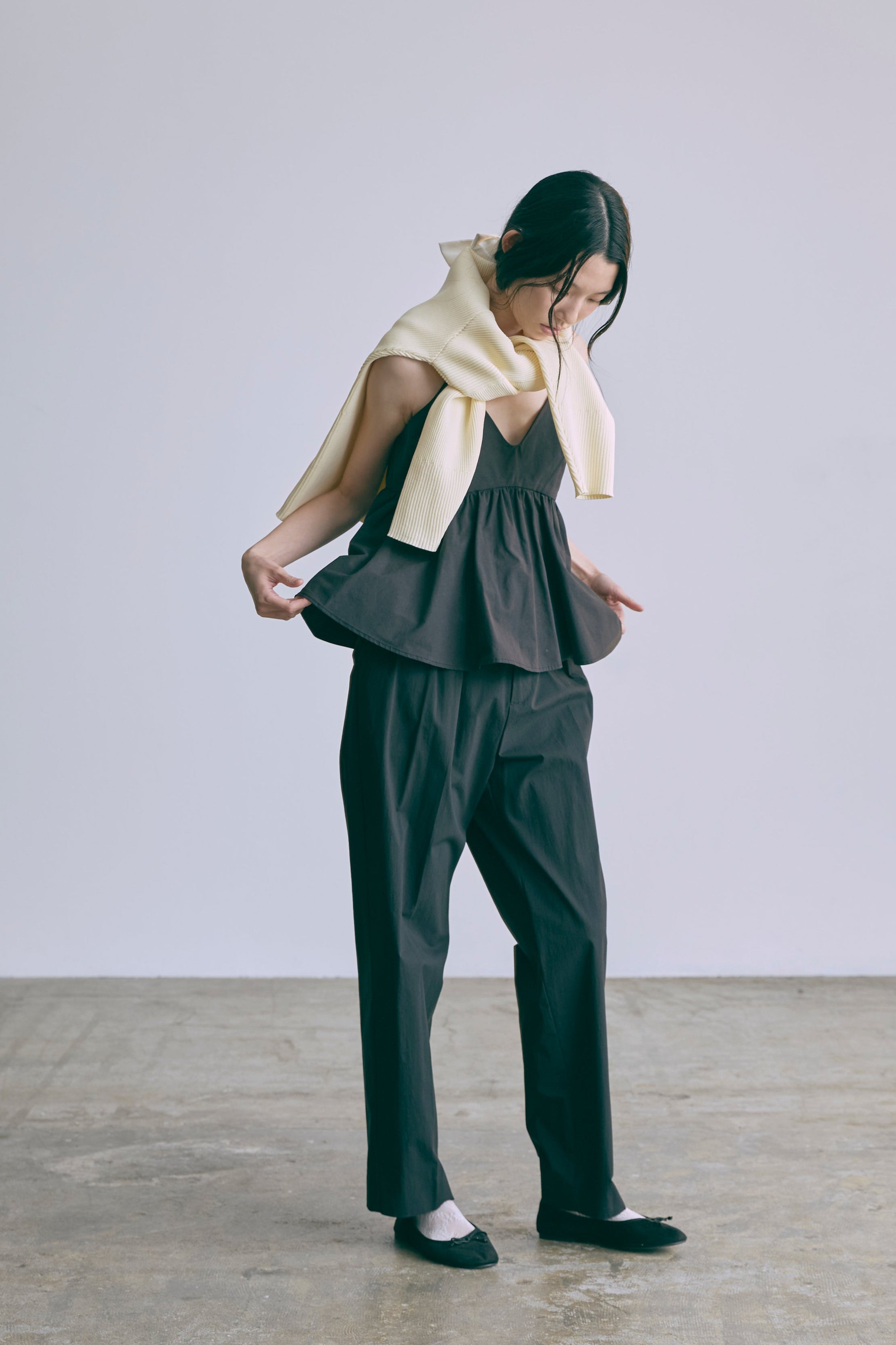 Gathered Layered Camisole