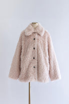 Fur Middle Coat ピンク