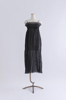 2Way Sheer Crinkled Skirt Dress