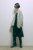 Brashed Shaggy Cardigan