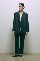 【Set Up】Tapered Trousers ブラック size:1 model:170cm ANDO