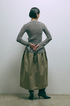 Cocoon Silhouette Skirt