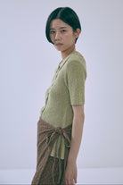 Cut Lace Soft Flare Pants & Layered Skirt Set