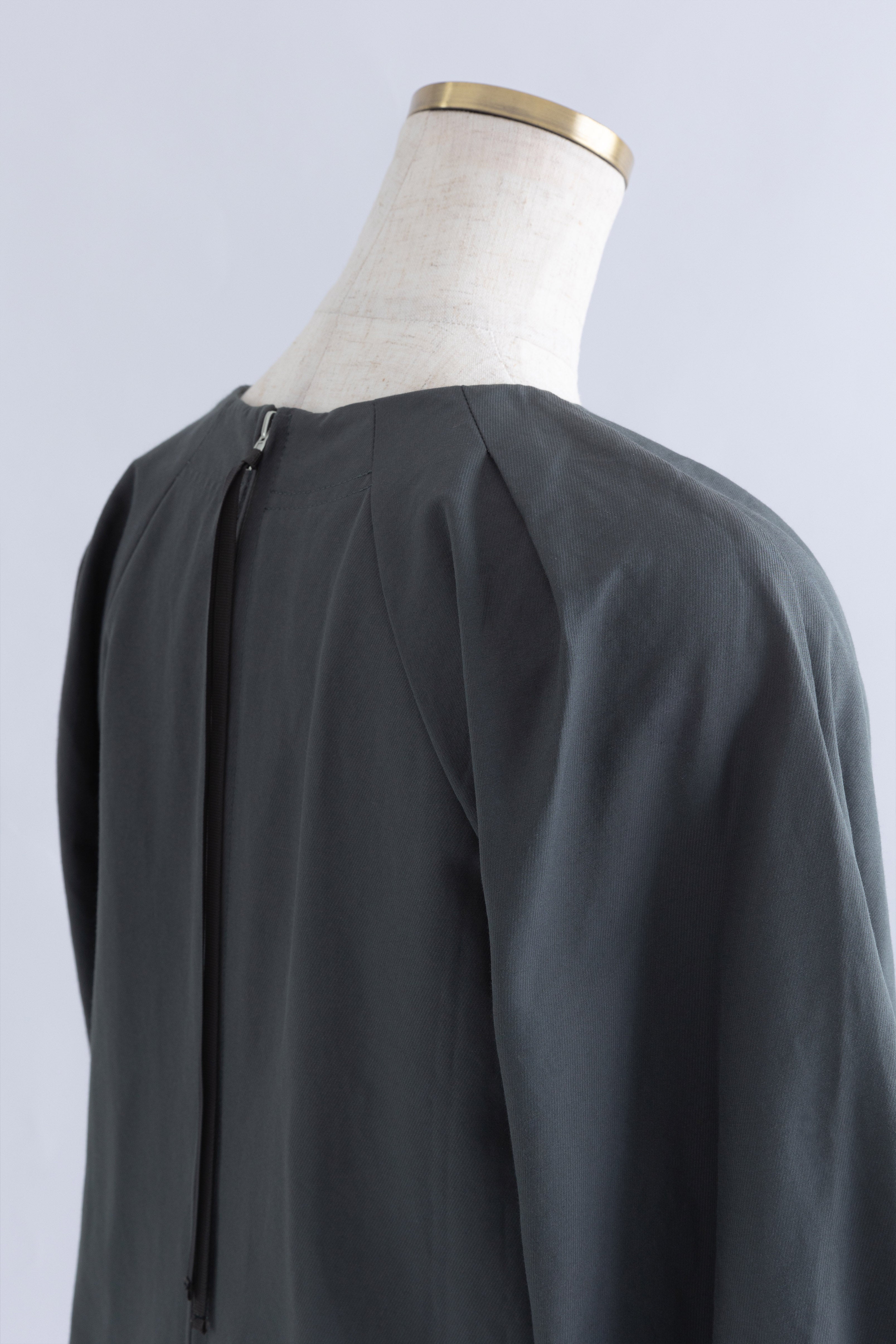 Volume Sleeve Mini Dress