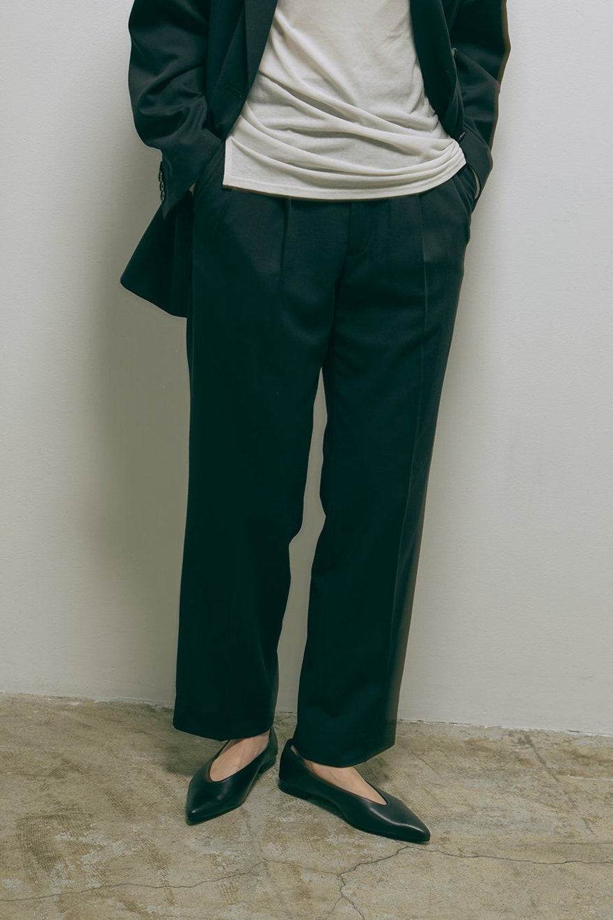 【Set Up】Tapered Trousers ブラック size:1 model:170cm ANDO