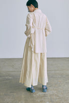 Nylon Taffeta Flared Skirt