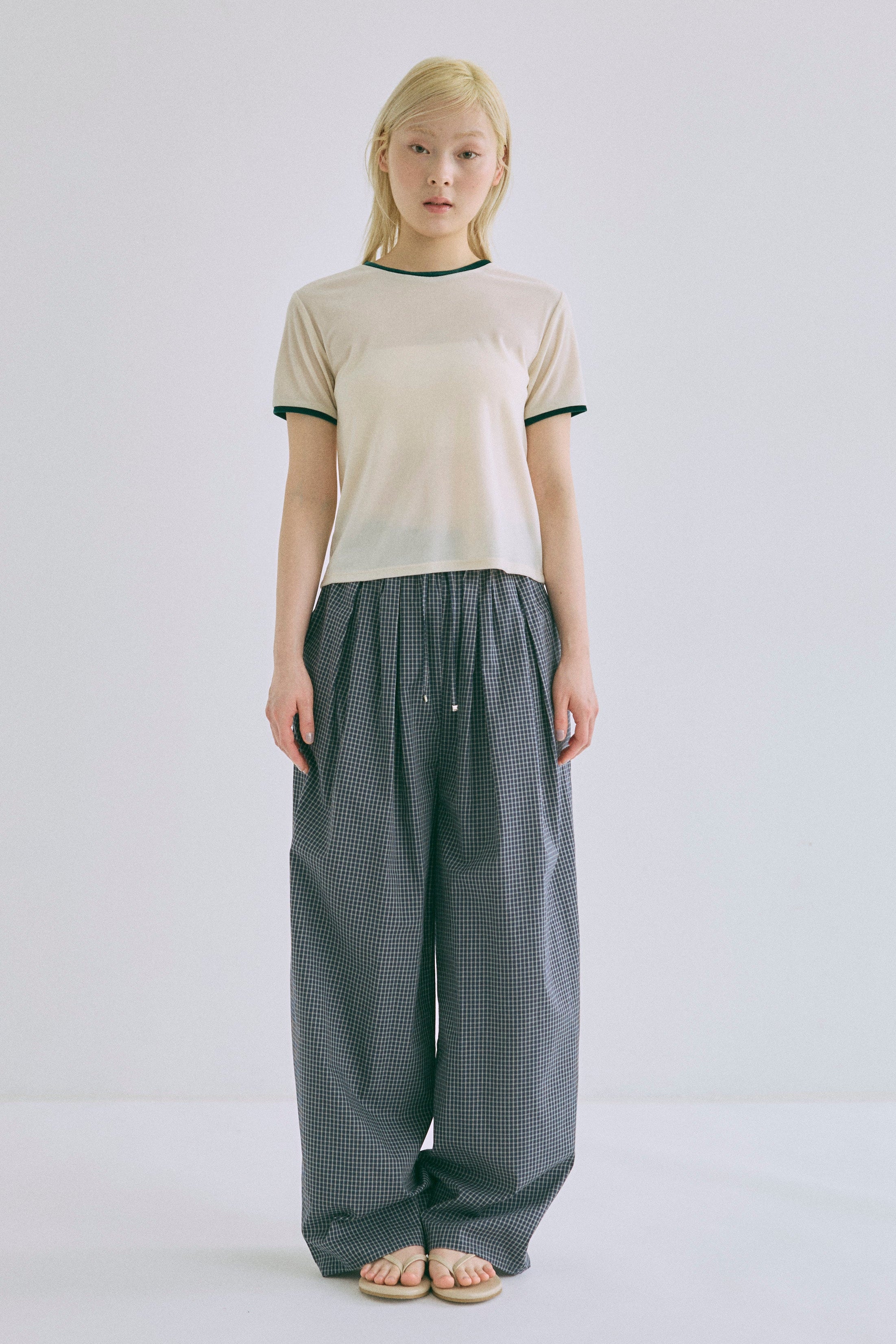 着用カラー:グリーン  モデル身長:162㎝