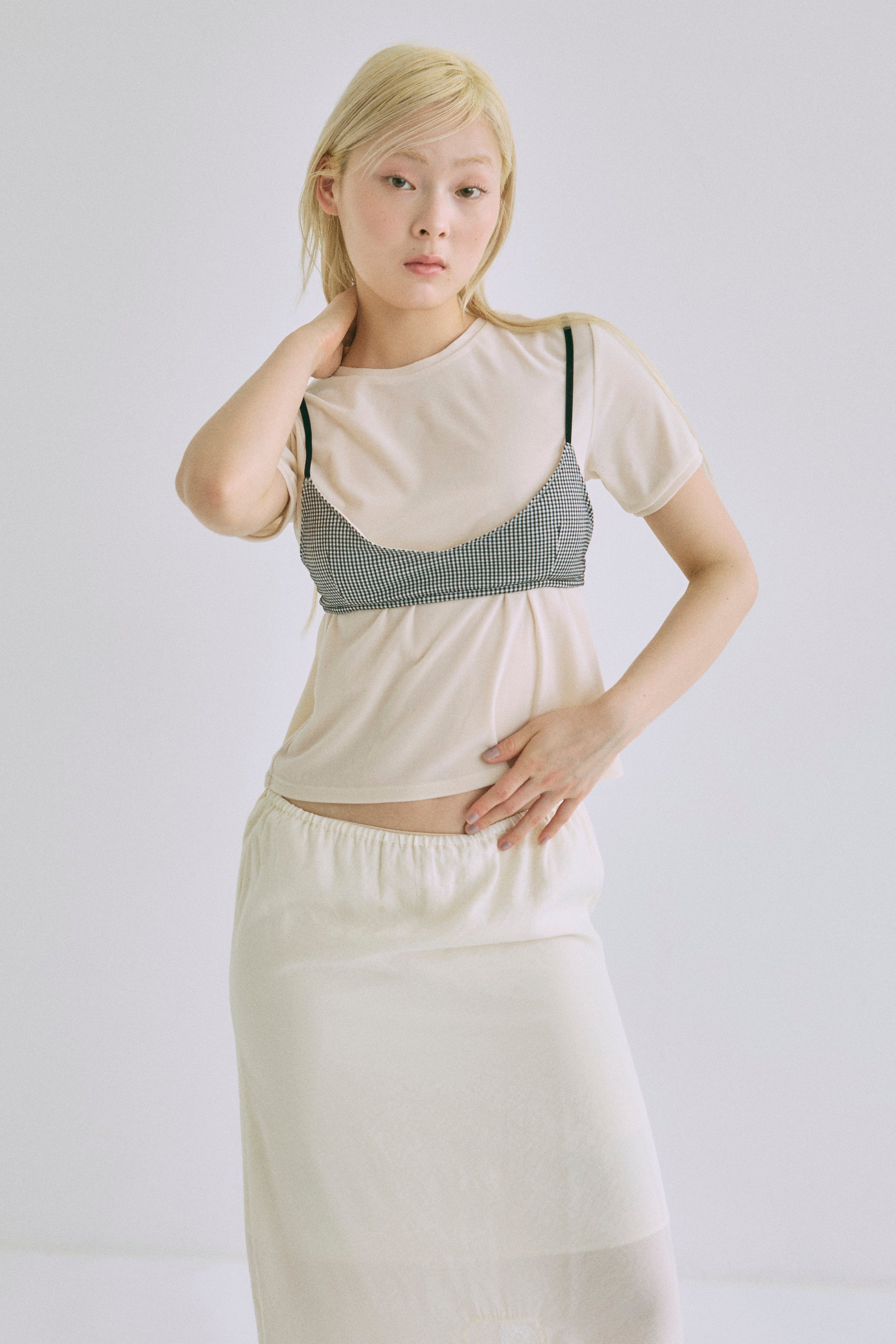 Sheer Velor Ringer Tee – EN NEUME