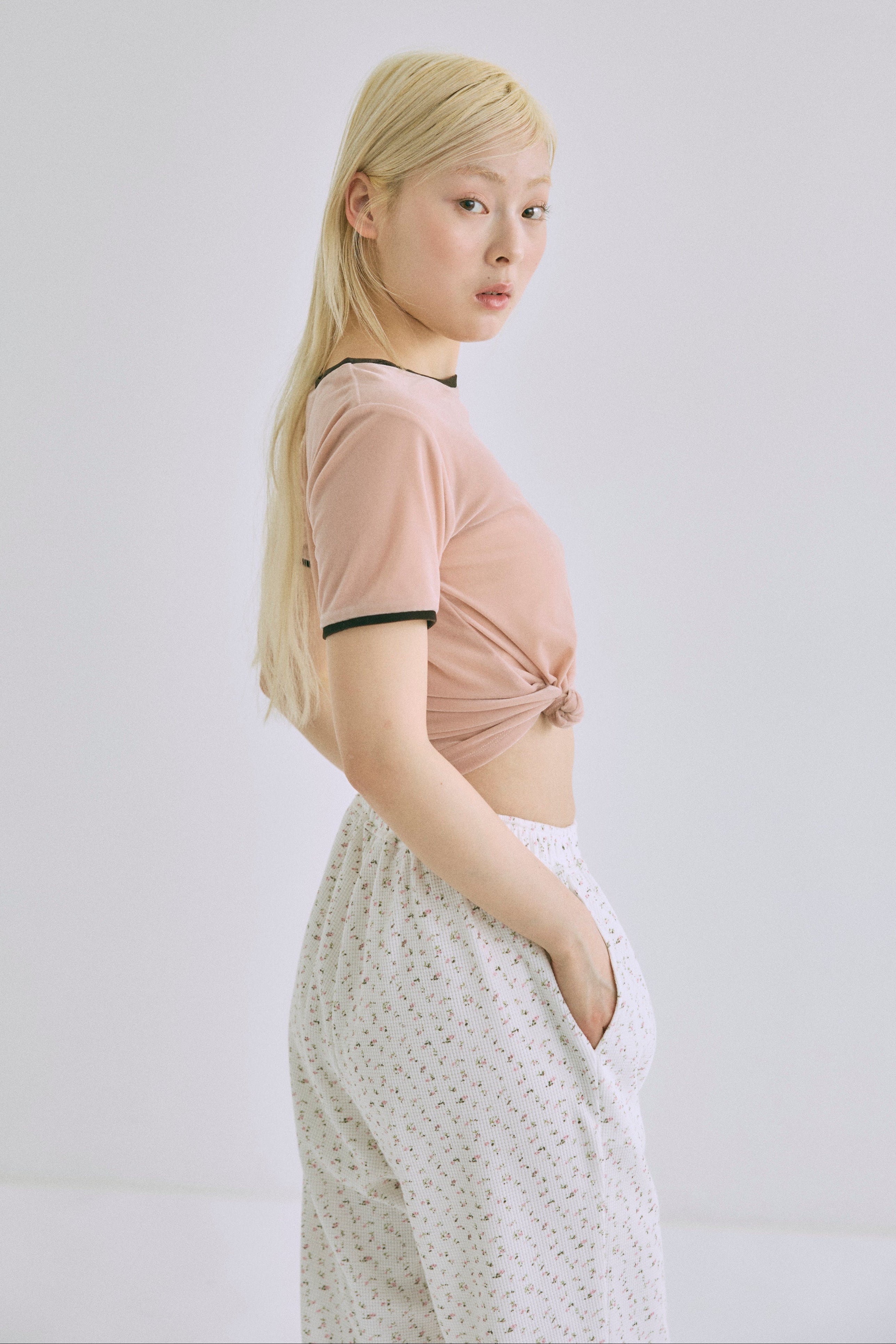 着用カラー:ピンク  モデル身長:162㎝