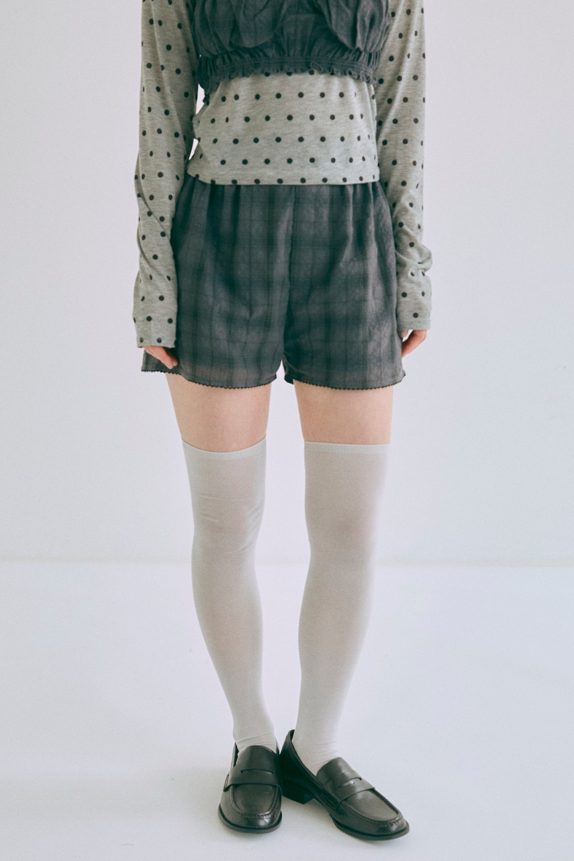 Set Up】Checked Easy Shorts – EN NEUME