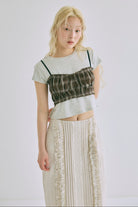 着用カラー:アイボリー　着用サイズ:1　モデル身長:162cm