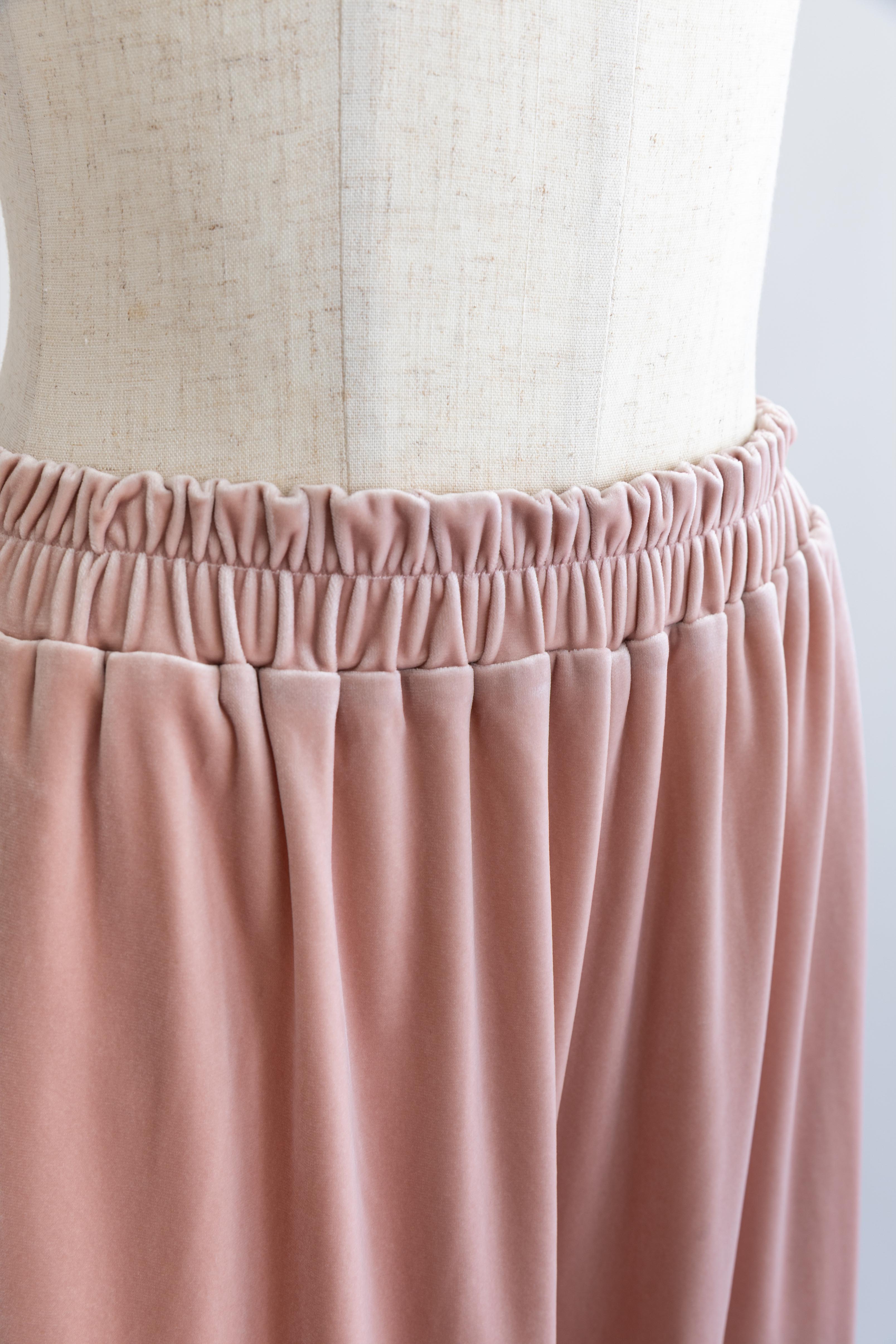 Side Lace Velour Easy Pants