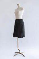 Structured Pocket Flare Shorts ブラック
