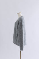 Brashed Shaggy Cardigan