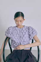 Puff Smocked Short Blouse