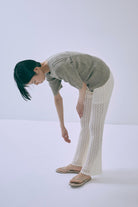 Cut Lace Soft Flare Pants & Layered Skirt Set