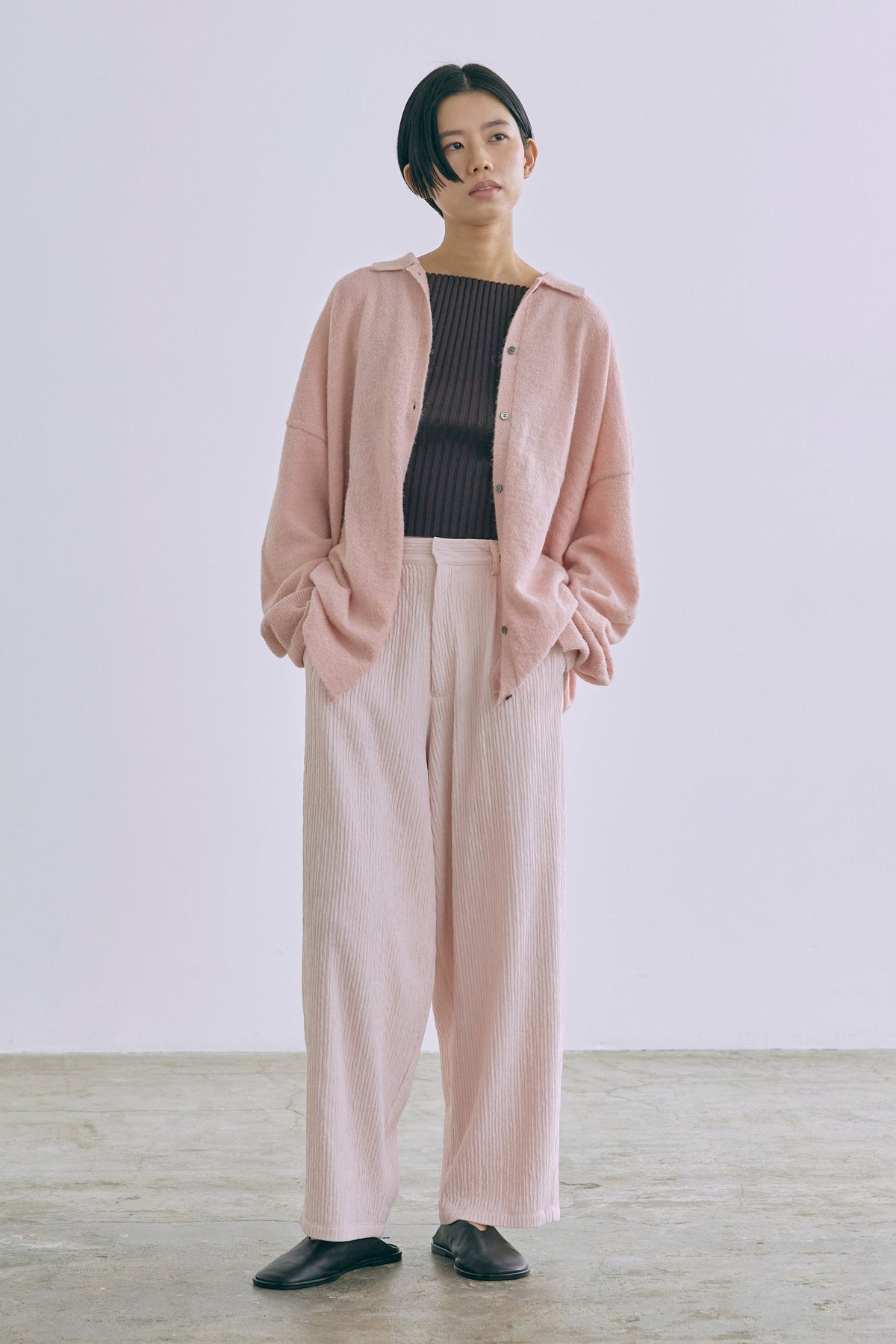 Sleeveless Jacquard Suit ピンク size:1 model:170cm chii