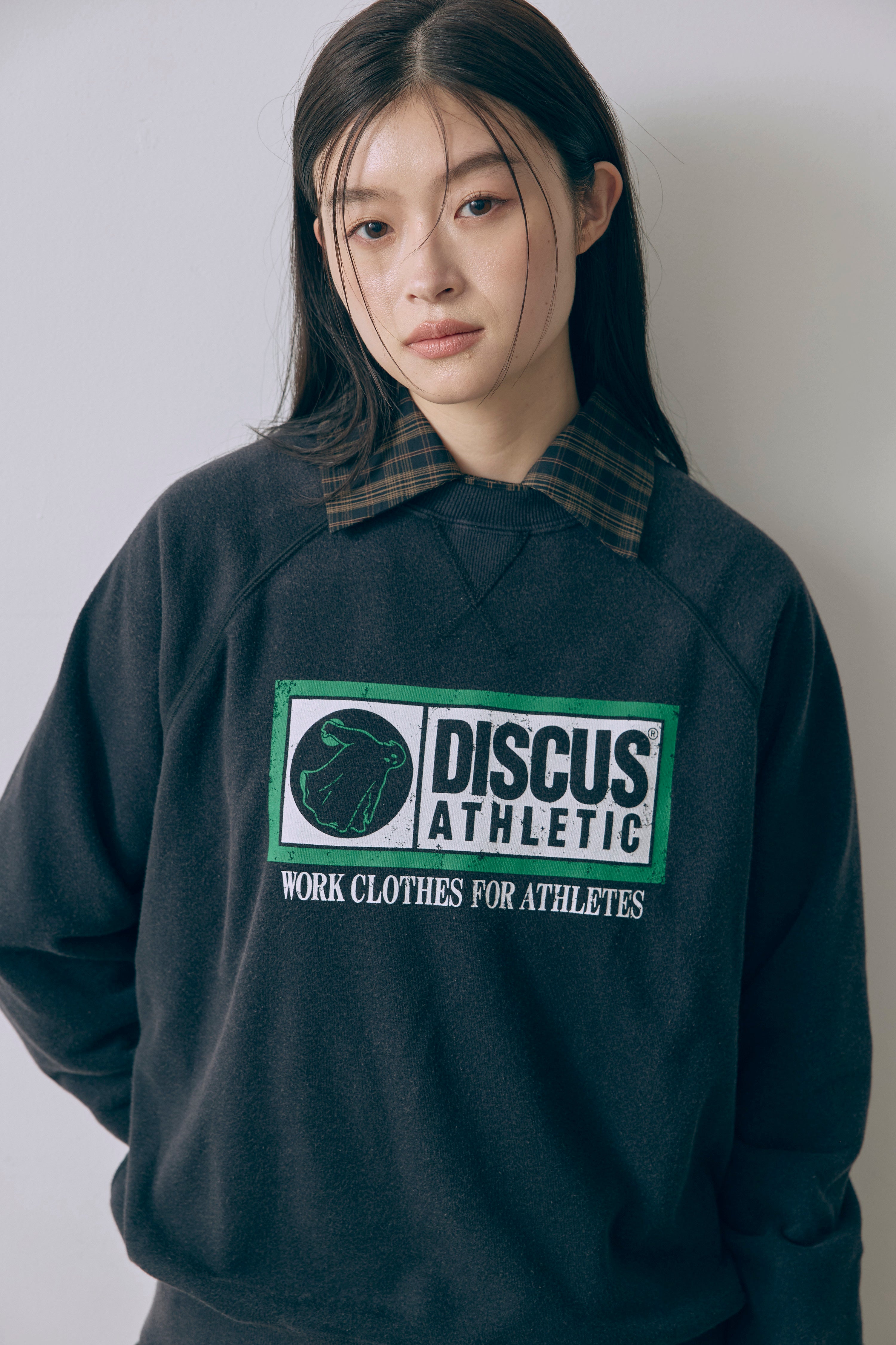 【DIDCUS】Gazzete Sweat PO ブラック size:1 model:171cm YUUMIKO