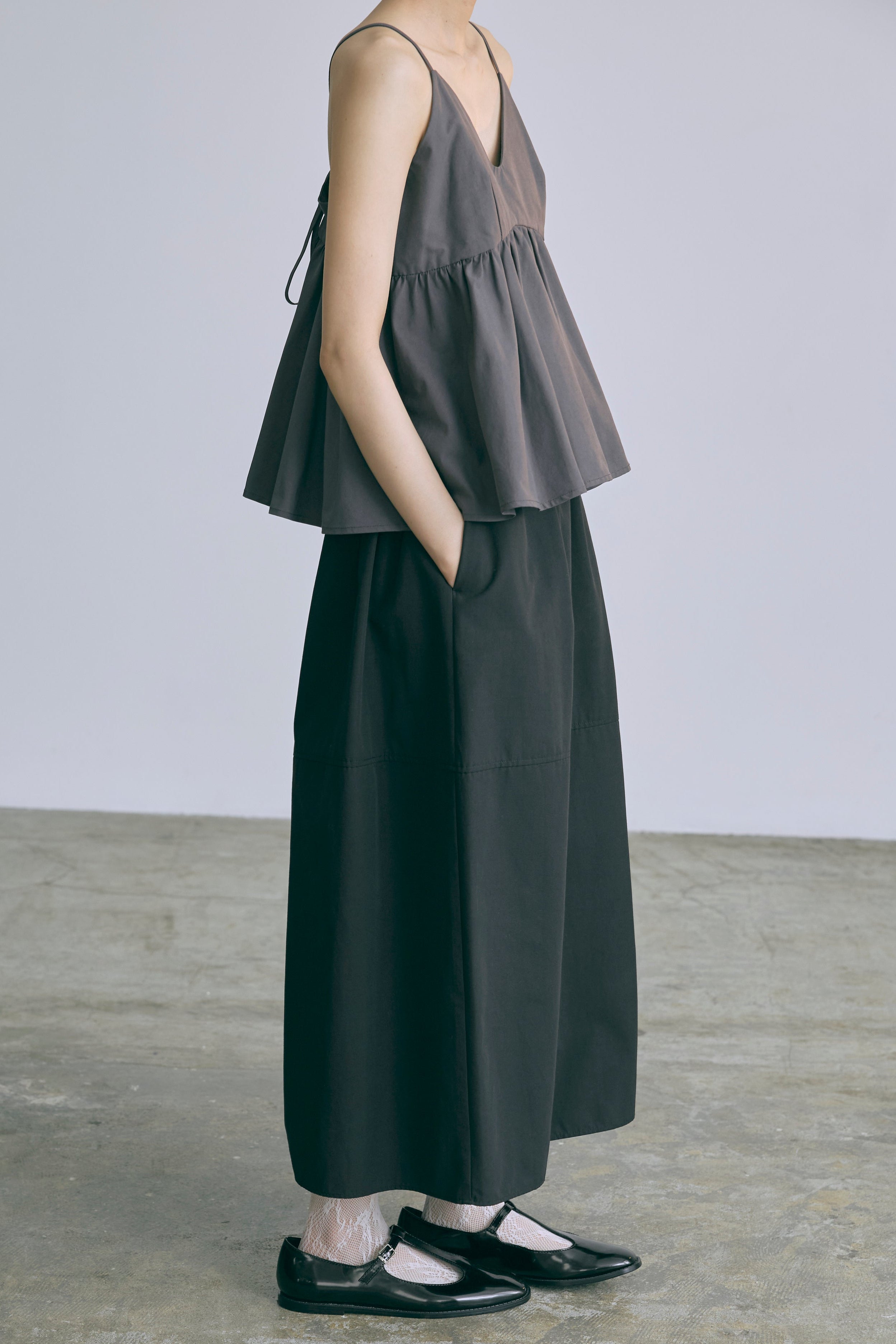 Cocoon Silhouette Skirt