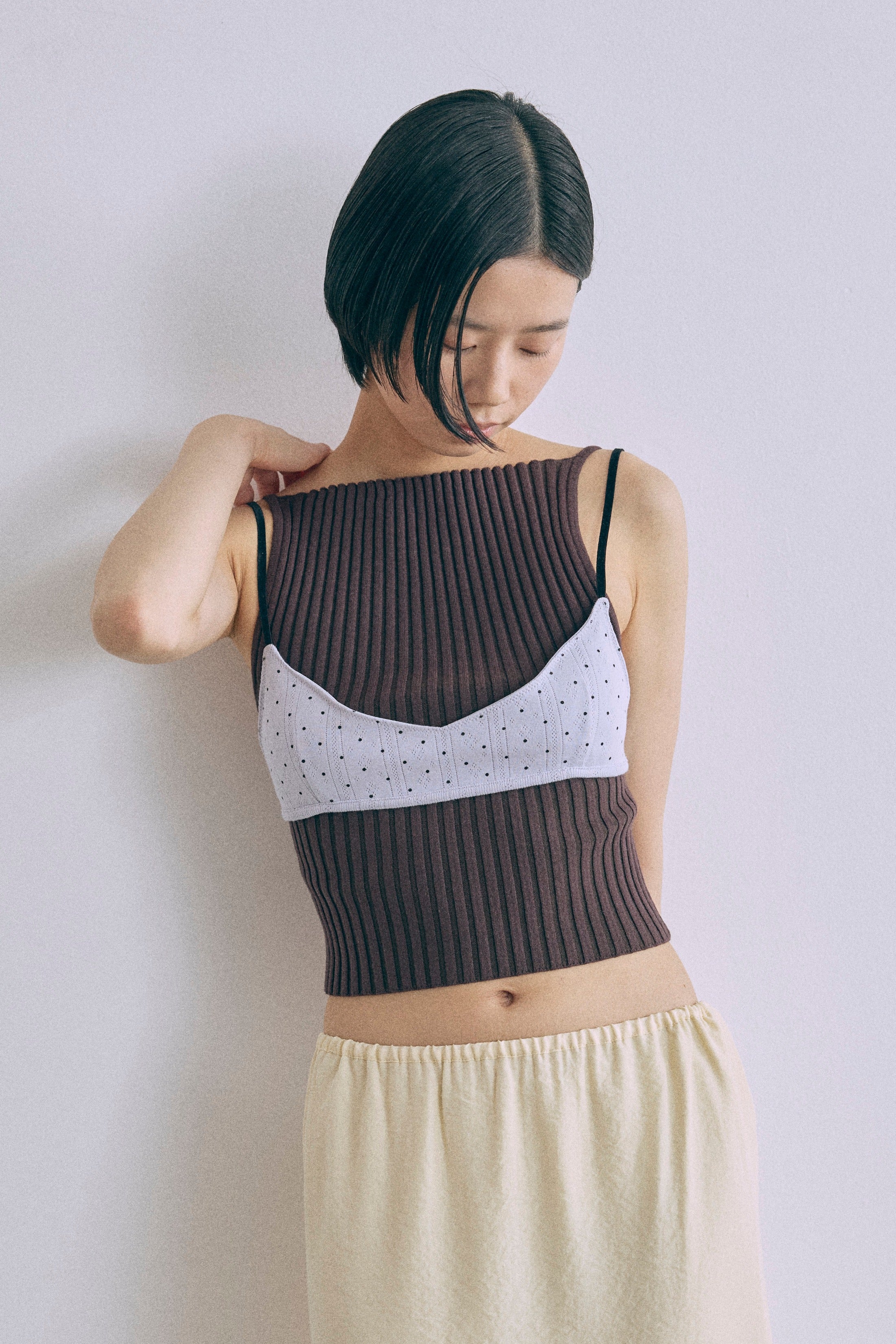 Petit Dot Bra Top ブルー size:F model:170cm chii