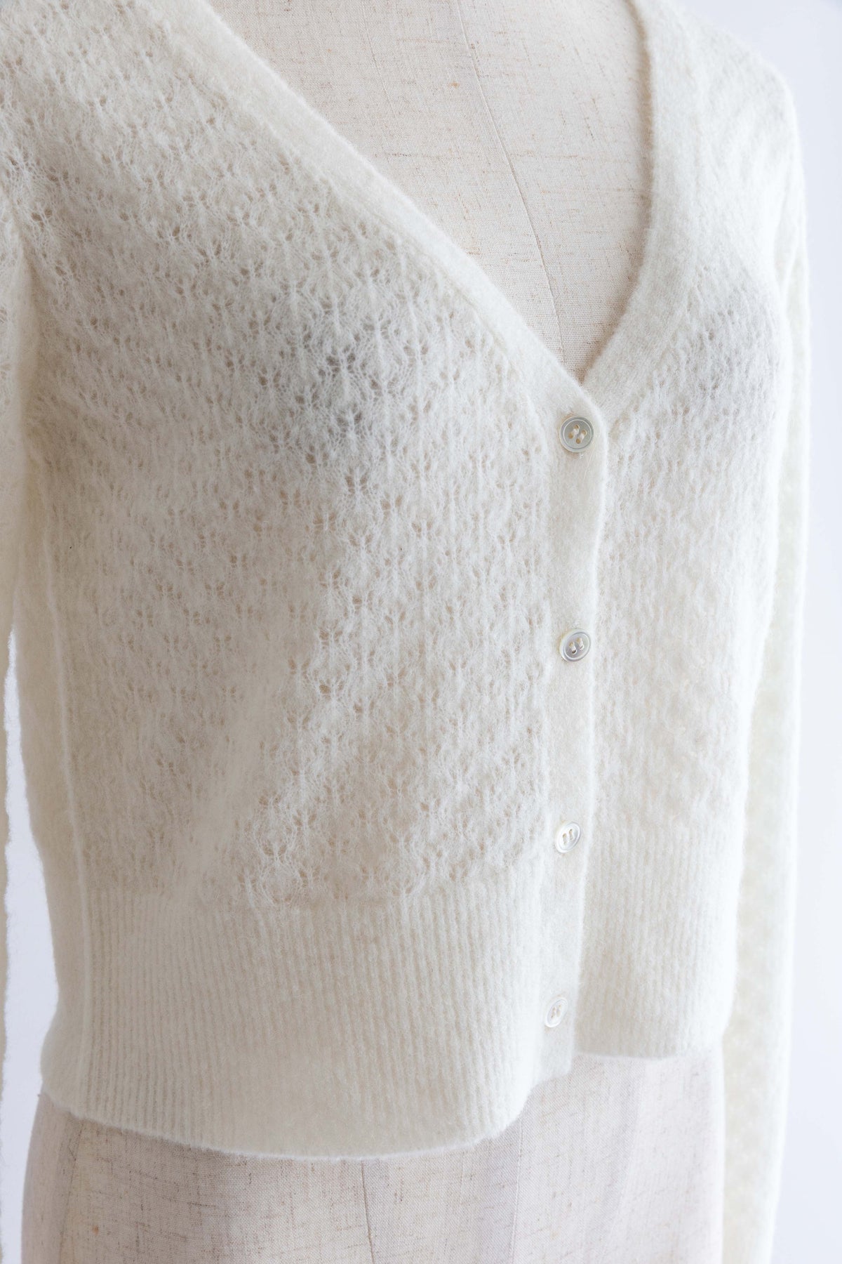 Cloud Touch Knit Cardigan オフホワイト