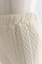 Cut Lace Soft Flare Pants & Layered Skirt Set