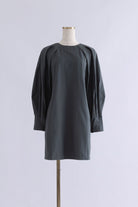 Volume Sleeve Mini Dress