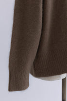 Vneck Fox Over Knit