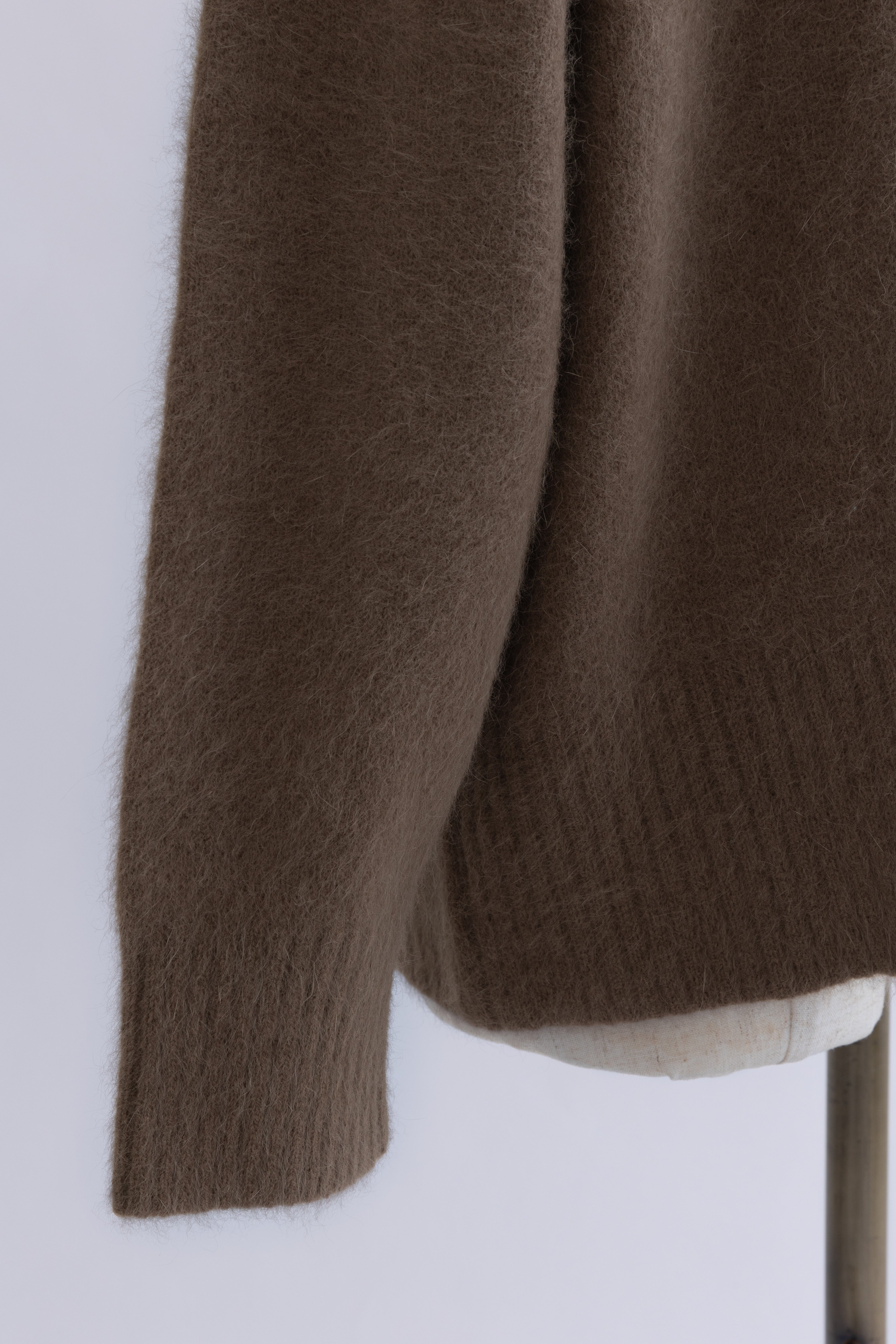 Vneck Fox Over Knit