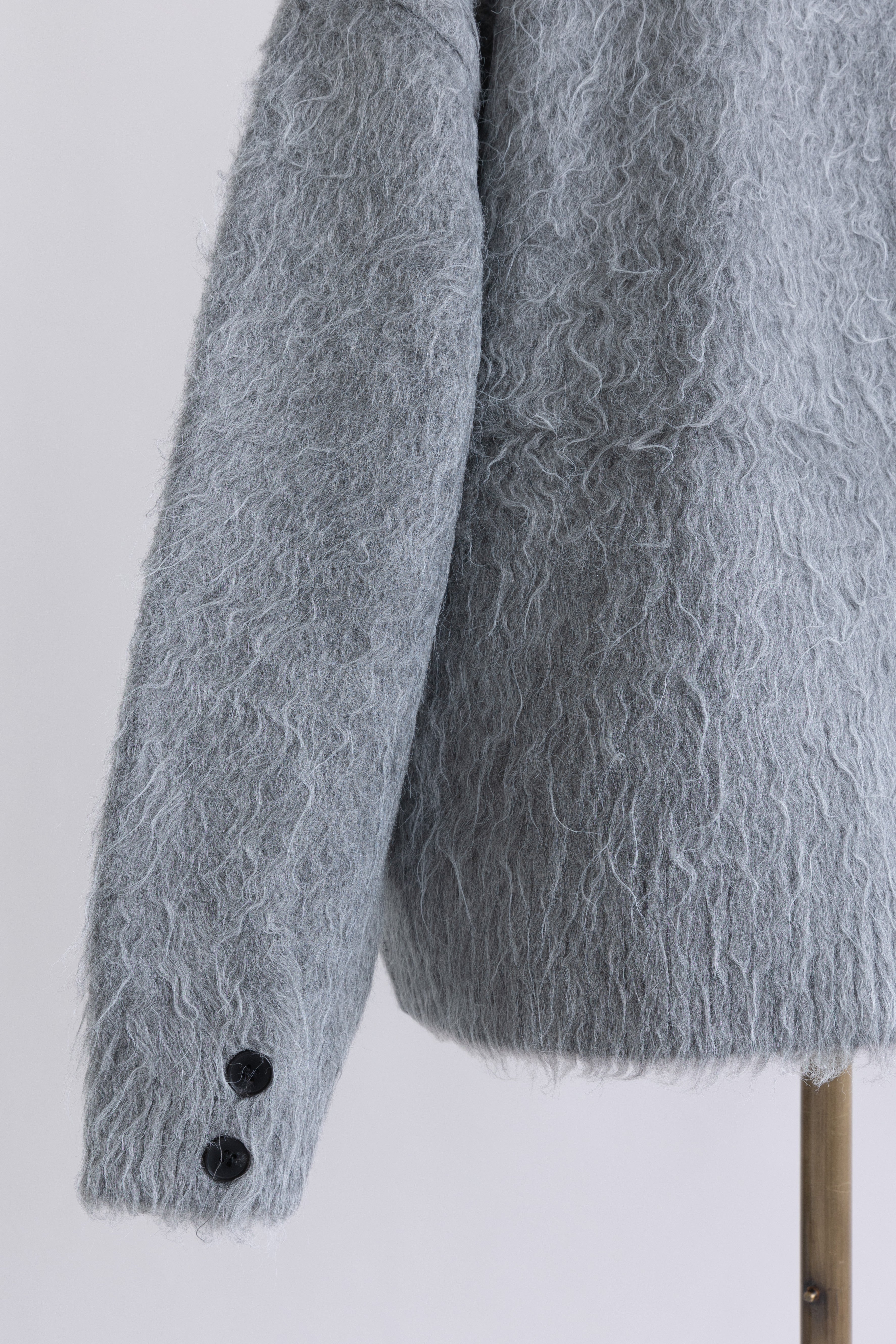 Brashed Shaggy Cardigan