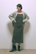 Brashed Shaggy Cardigan