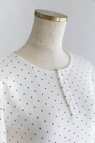 Powder Dot Henley