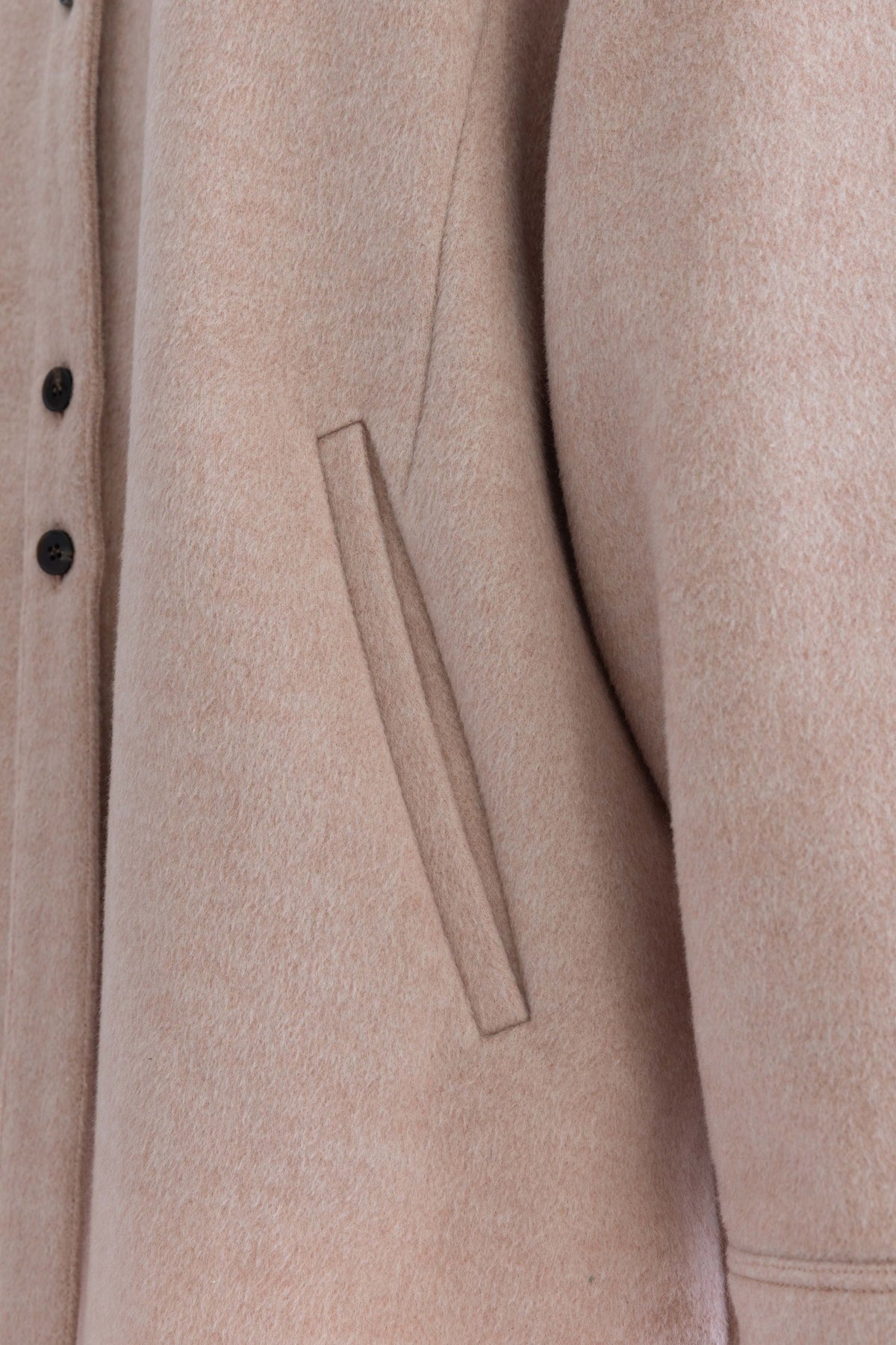 Wool Blend Over Shirt Jacket