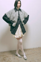Short Sleeve Fur Jacket