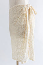 Cut Lace Soft Flare Pants & Layered Skirt Set