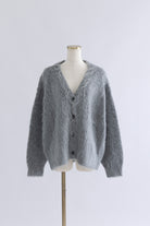 Brashed Shaggy Cardigan