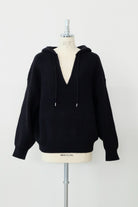 Alpaca Touch Hooded Top ブラック