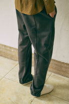 【Set Up】Slit Sweat Pants