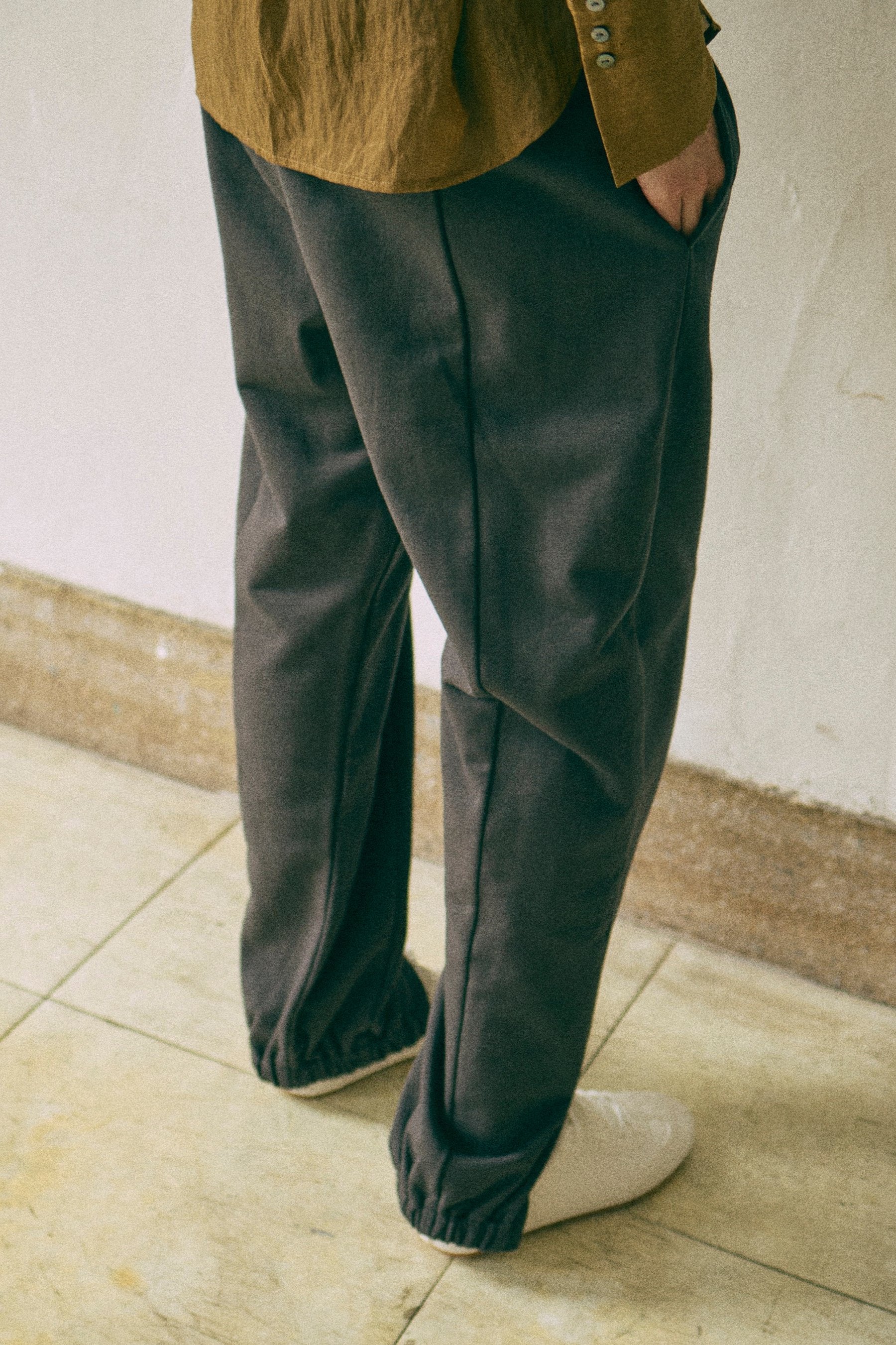 【Set Up】Slit Sweat Pants