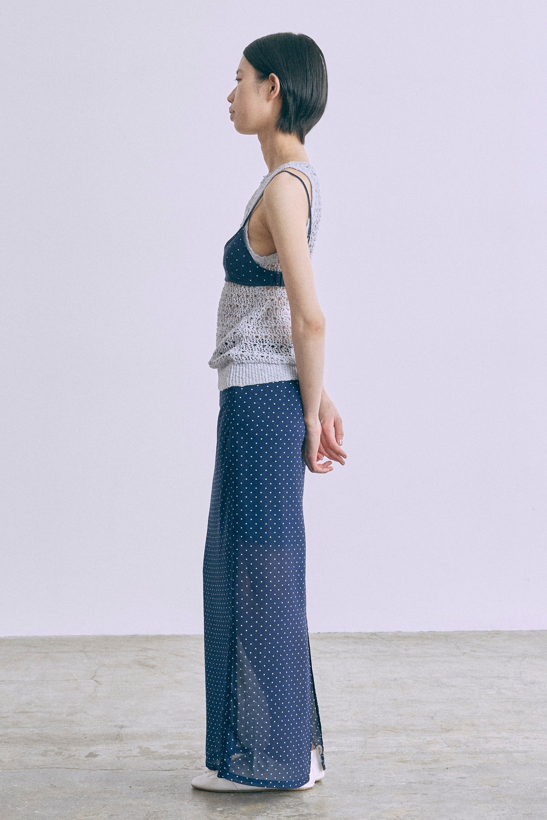 Slub Mesh Knit Tank – EN NEUME